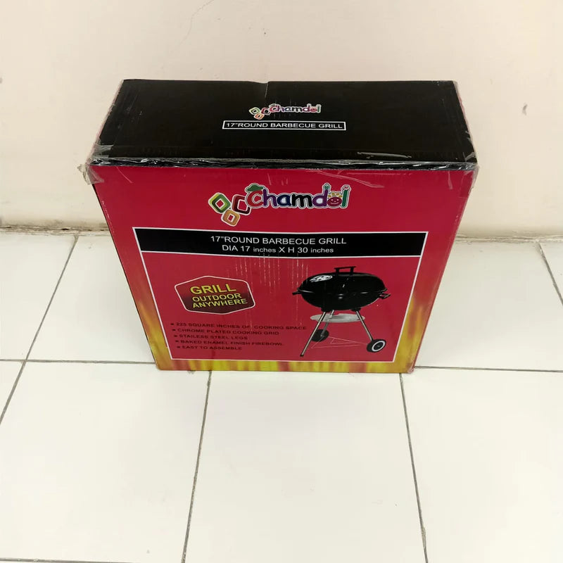 Portable Iron BBQ Grill With Hob