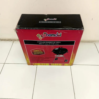 Portable Iron BBQ Grill With Hob